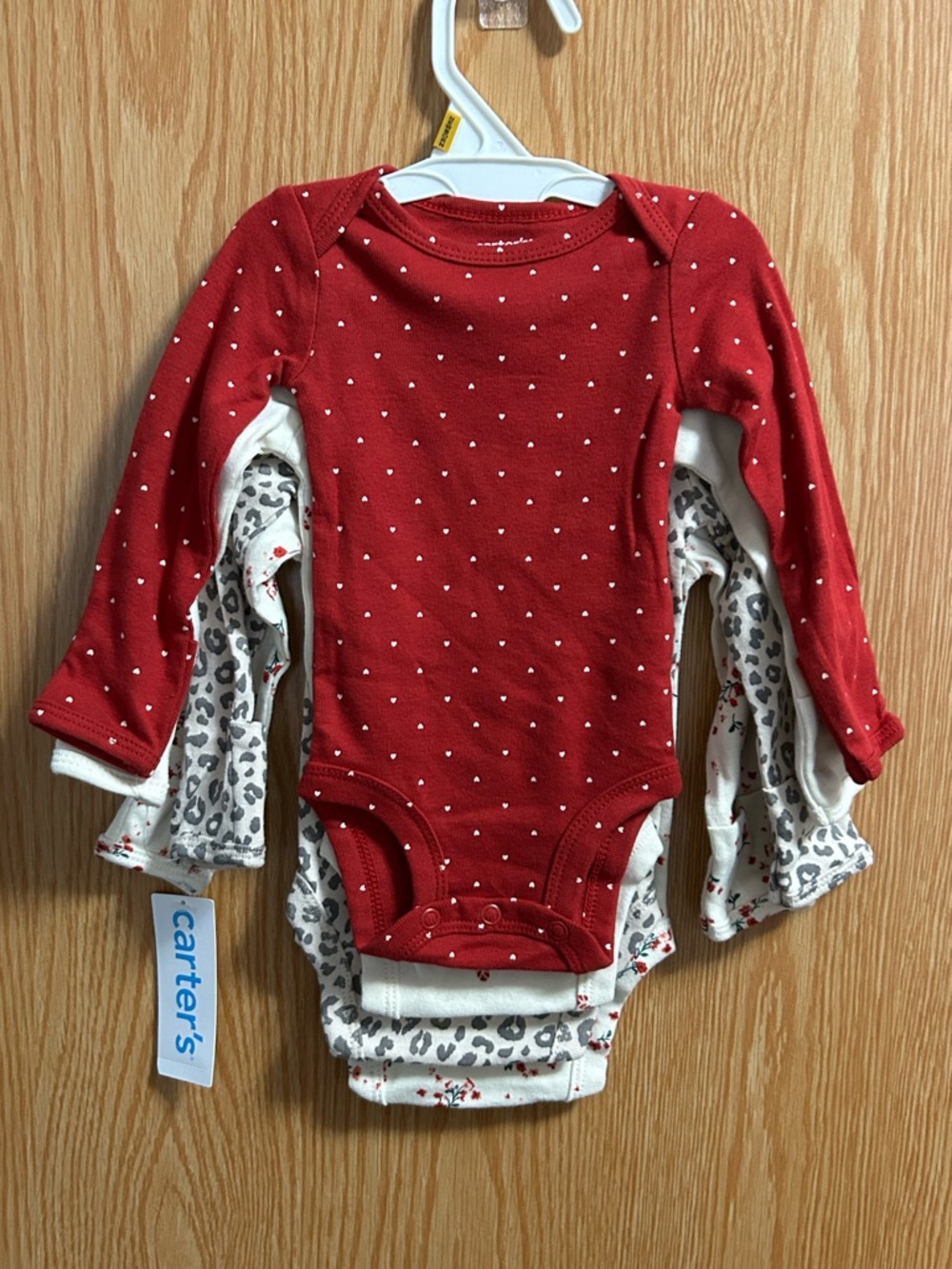 New 4 pk Long Sleeve Onesies